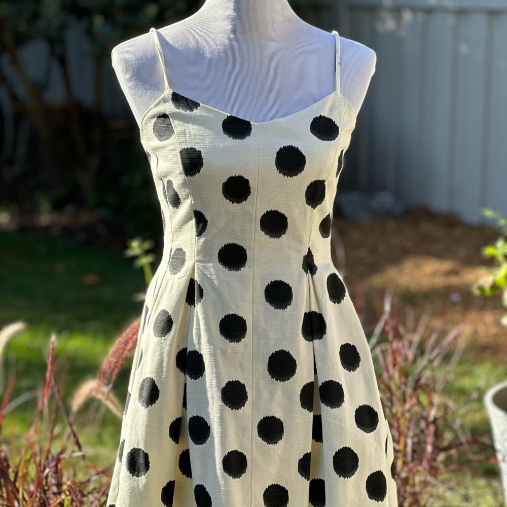 LOFT Abstract Dot Mini Dress